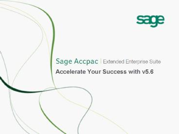 Accelerate Your Success with v5'6