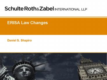 ERISA Law Changes
