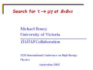 Search for t ? ?? at BABAR