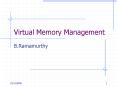 Virtual Memory Management PowerPoint PPT Presentation
