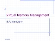 Virtual Memory Management