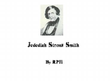 Jedediah Strong Smith