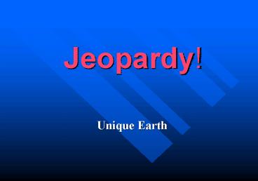 Jeopardy
