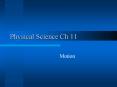 Physical Science Ch 11 PowerPoint PPT Presentation