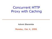 Concurrent HTTP Proxy with Caching
