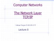Computer Networks The Network Layer TCP/IP