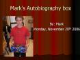 Marks Autobiography box PowerPoint PPT Presentation