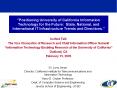 Positioning University of California Information Technology for the Future: State, National, and Int PowerPoint PPT Presentation