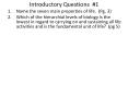 Introductory Questions PowerPoint PPT Presentation