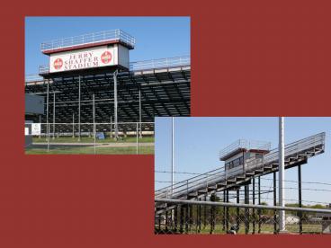 Current press box at Shaffer Stadium