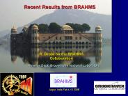 Recent Results from BRAHMS