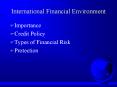 International Financial Environment PowerPoint PPT Presentation