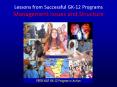 Lessons from Successful GK12 Programs Management Issues and Structure PowerPoint PPT Presentation
