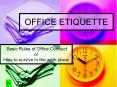 OFFICE ETIQUETTE PowerPoint PPT Presentation