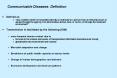 Communicable Diseases: Definition PowerPoint PPT Presentation