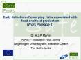 Early detection of emerging risks associated with food and feed production Work Package 2 PowerPoint PPT Presentation