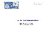 Lec' 16 Quantitative Analysis