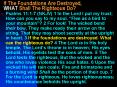 If The Foundations Are Destroyed, WHAT Shall The Righteous Do PowerPoint PPT Presentation