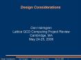 Design Considerations PowerPoint PPT Presentation