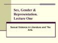 Sex, Gender PowerPoint PPT Presentation