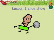 Lesson 1 slide show