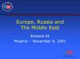 Europe, Russia and The Middle East PowerPoint PPT Presentation