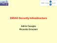 DIRAC Security Infrastructure PowerPoint PPT Presentation