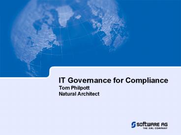 IT Governance for Compliance