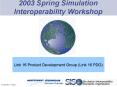 2003 Spring Simulation Interoperability Workshop PowerPoint PPT Presentation