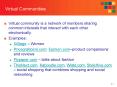 Virtual Communities PowerPoint PPT Presentation