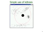 Simple use of kdtrees