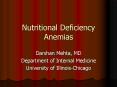 Nutritional Deficiency Anemias PowerPoint PPT Presentation