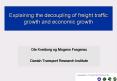 Explaining the decoupling of freight traffic growth and economic growth PowerPoint PPT Presentation