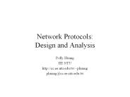 Network Protocols: Design and Analysis