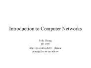 Introduction to Computer Networks