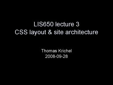 presentation player overlay