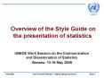 Overview of the Style Guide on the presentation of statistics PowerPoint PPT Presentation