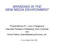 BRANDING IN THE NEW MEDIA ENVIRONMENT PowerPoint PPT Presentation