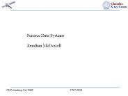 CXC Science Data Systems