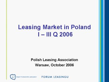 Polish Leasing Association