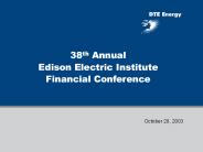 DTE Energy Presentation