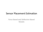 Sensor Placement Estimation