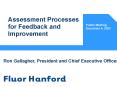Assessment Processes for Feedback and Improvement PowerPoint PPT Presentation
