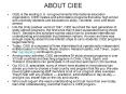 ABOUT CIEE PowerPoint PPT Presentation
