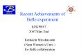 Recent Achievements of  Belle experiment PowerPoint PPT Presentation