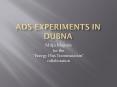 ADS experiments in Dubna PowerPoint PPT Presentation