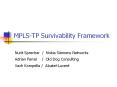 MPLS-TP Survivability Framework PowerPoint PPT Presentation
