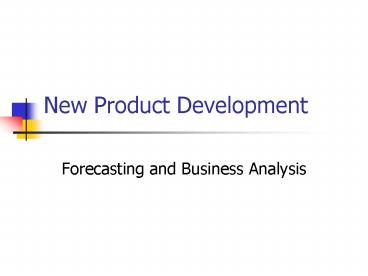 New Product Development