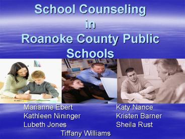 School Counseling in Roanoke County Public Schools