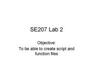 SE207 Lab 2